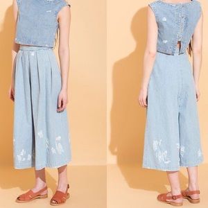 NWOT Rachel Comey Wayward Denim Culottes